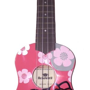 Hello Kitty 2 Desenli Soprano Ukulele  + Kılıf Hediyeli
